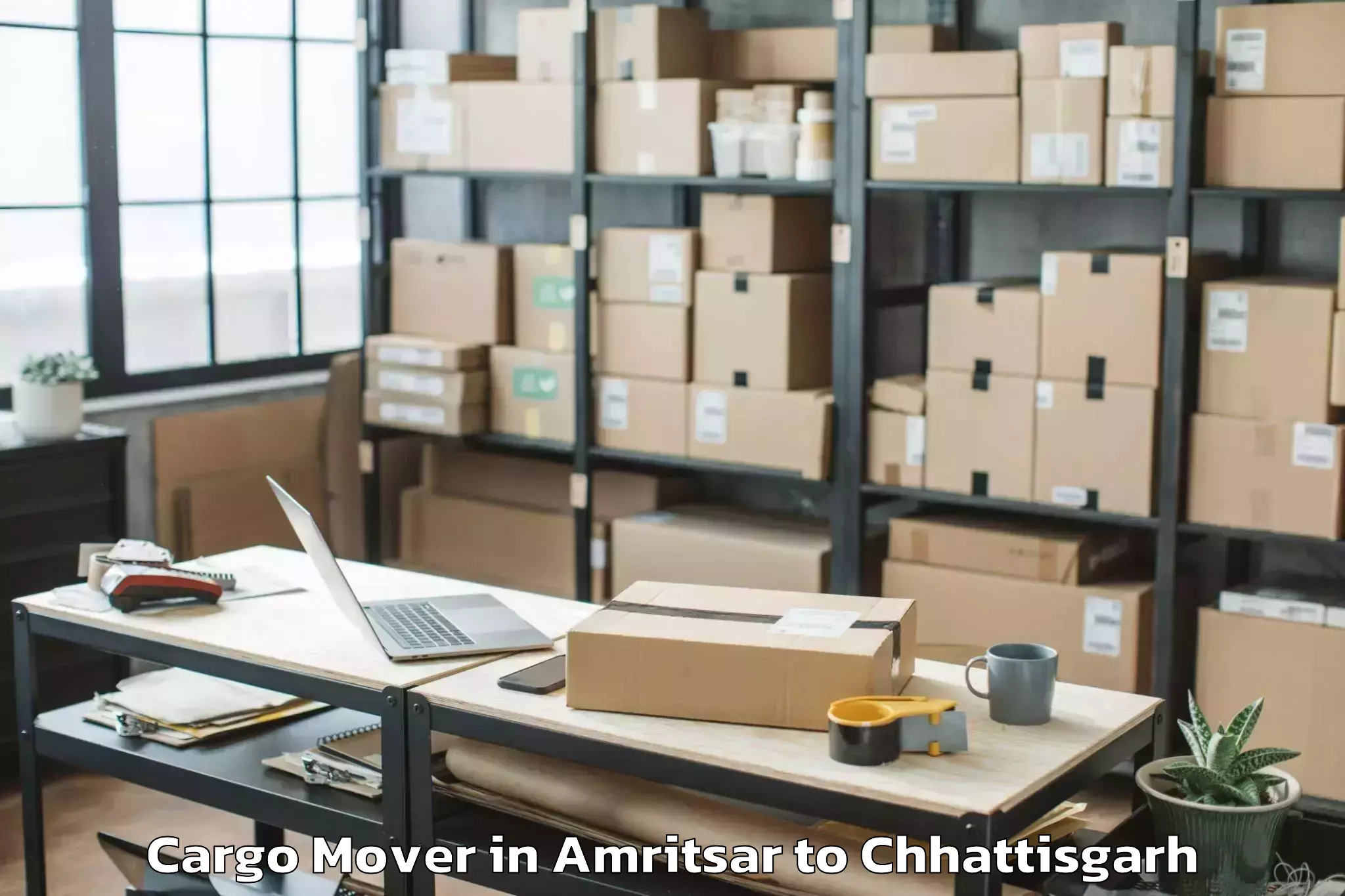 Professional Amritsar to Bhalai Cargo Mover